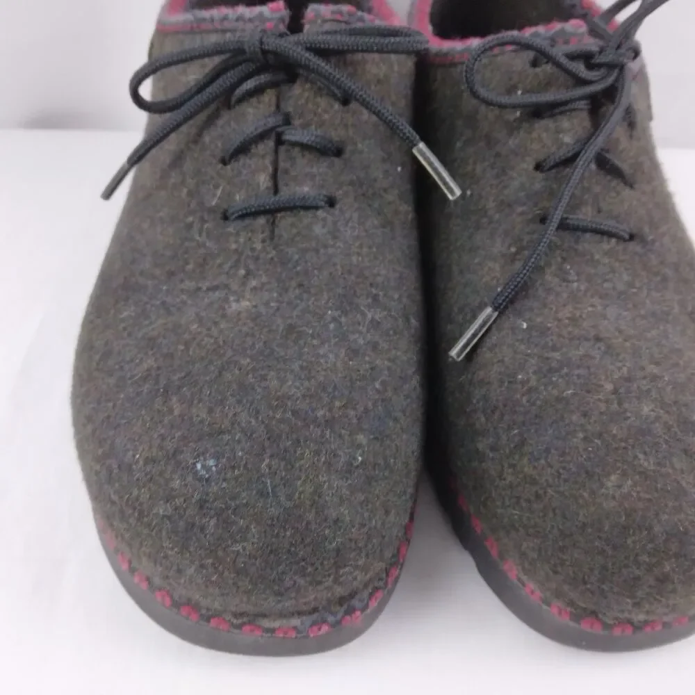 Wild n Wooly by Stegmann Shoes Gray Pure New Wool Germany Women's Size US 7 - Picture 5 of 15